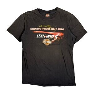 Harley Davidson Black Hills Rapid City Graphic T-Shirt Motorcycle Tee L